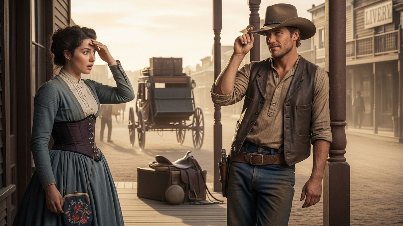 The Stagecoach Left Without Her And Her Trunk, The Cowboy Said 