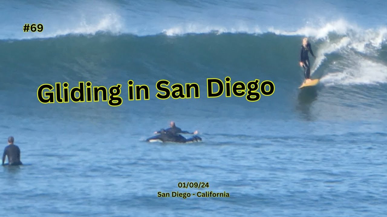 Surf Glide at Tourmaline - Pacific Beach / San Diego - California 01/09/25 [ 4K] [ Long Life #69 ]