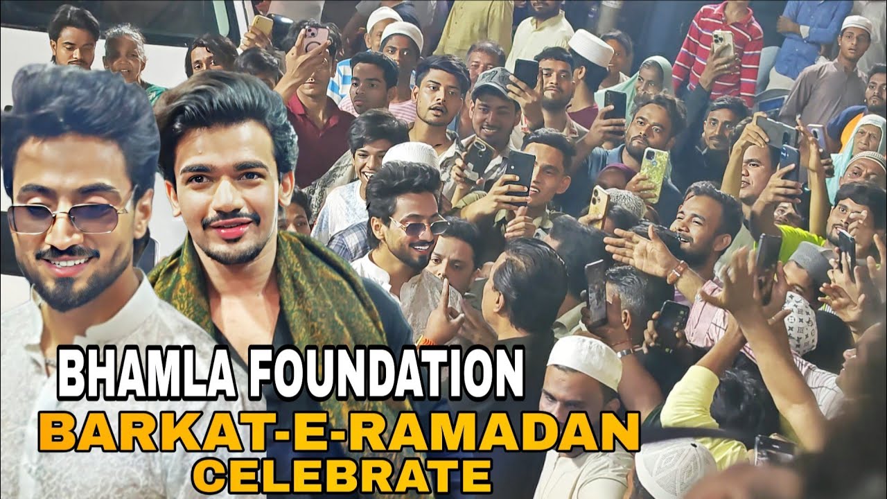 Mr Faisu And Vishal Pandey Fan Moment At Bhamla Foundation Barkat-e-Ramadan Celebrate Event 2026