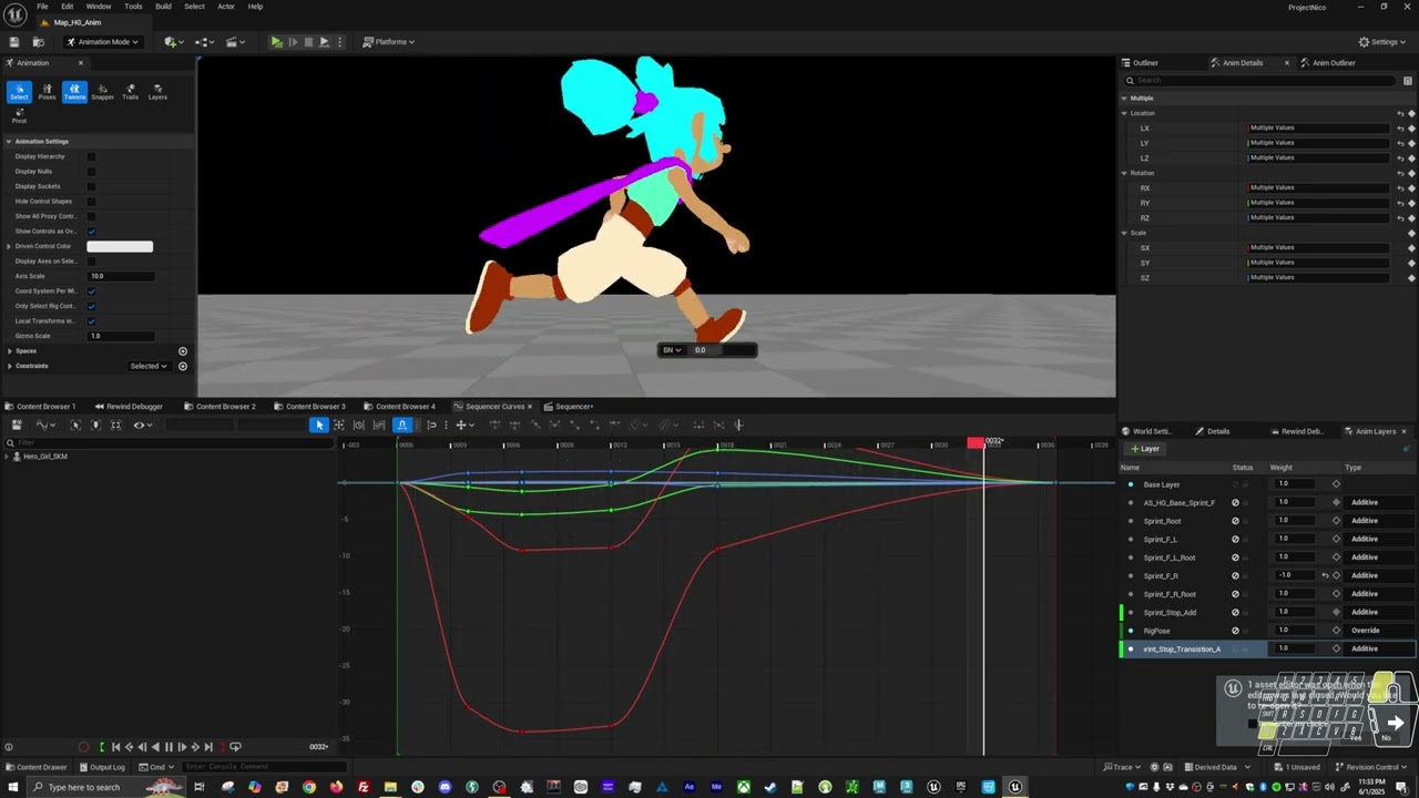 Animate In UE5.5.4 Control Rig - 17 - Simple Thing But It's Hard