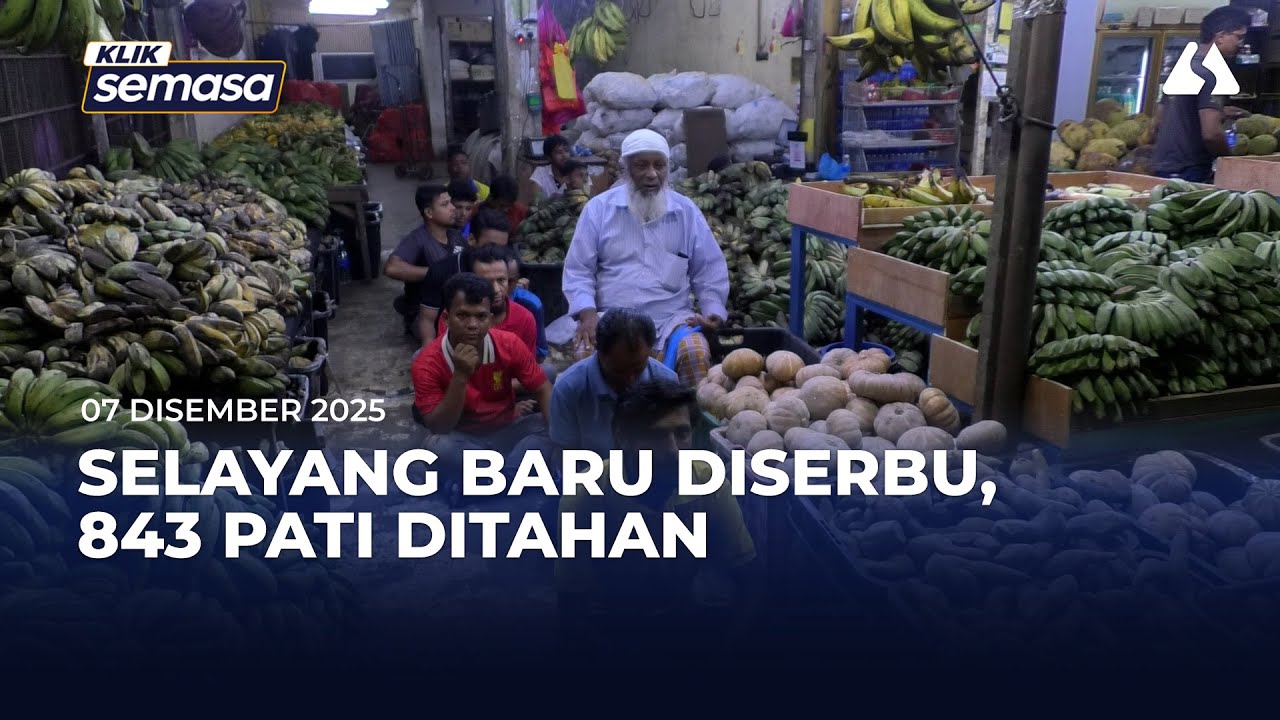 Pihak berkuasa gempur Selayang Baru, 843 PATI ditahan