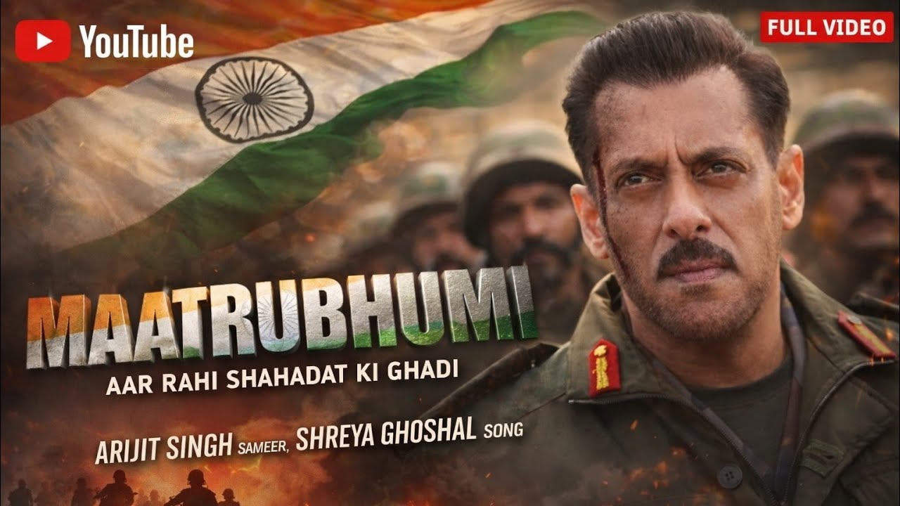 Maatrubhumi | Salman Khan | Arijit Singh | Shreya Ghoshal | Hindi Song | New Release Hindi Song 