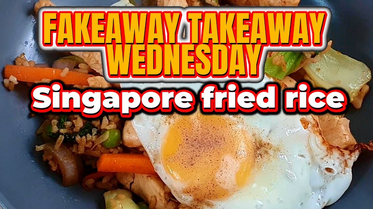 Fakeaway Takeaway Wednesday | Singapore Fried Rice | Pinch of Nom