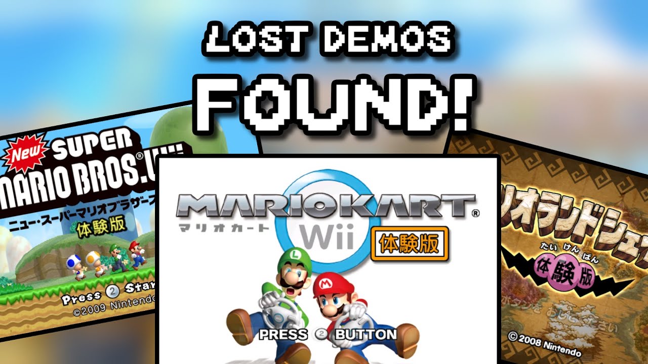 Lost Wii Demos FOUND!