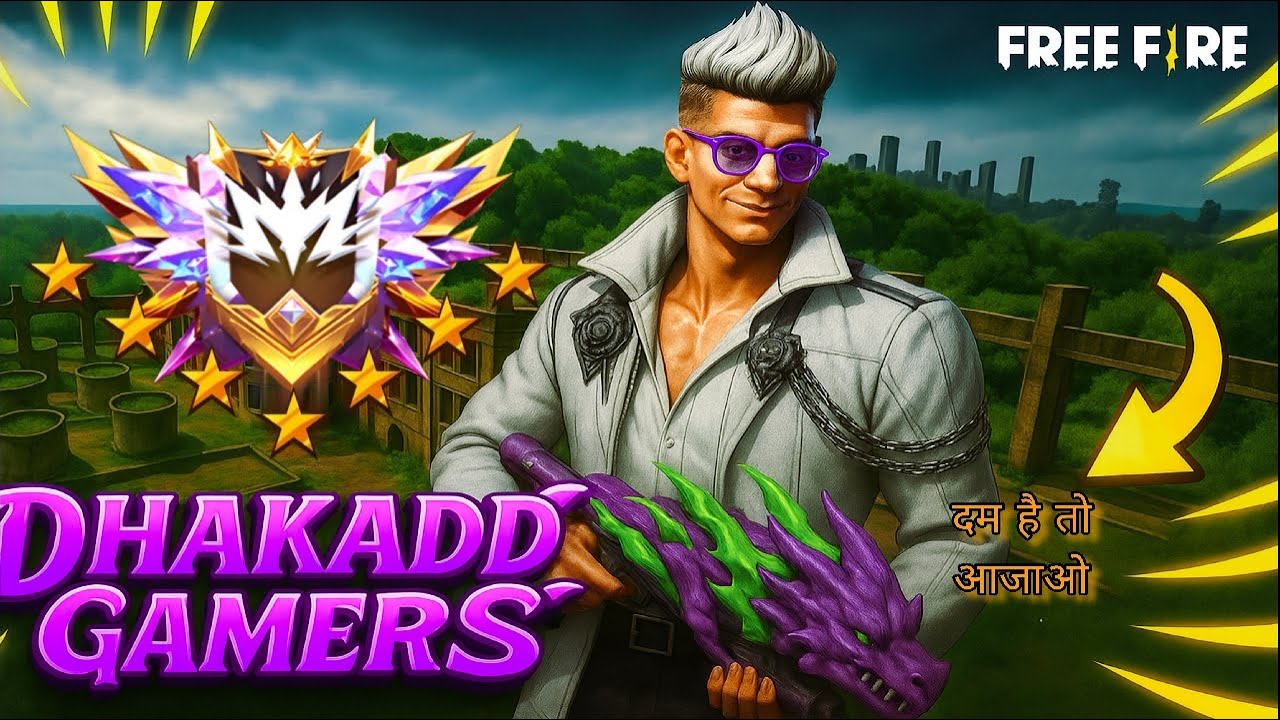 DHAKAD GAMERS para SAMSUNG A3,A5,A6,A7,J2,J5,J7,S5,S6,S7,S9,10,A20, A30,A50, A70 ///FREE FIRE