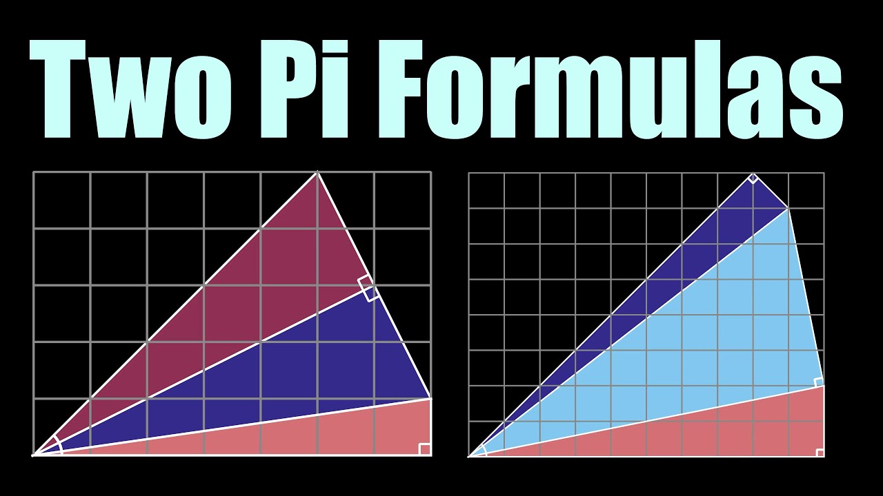 Two Amazing Machin-like Formulas for Pi/4  (Pi Approximation Day Visual Proofs)