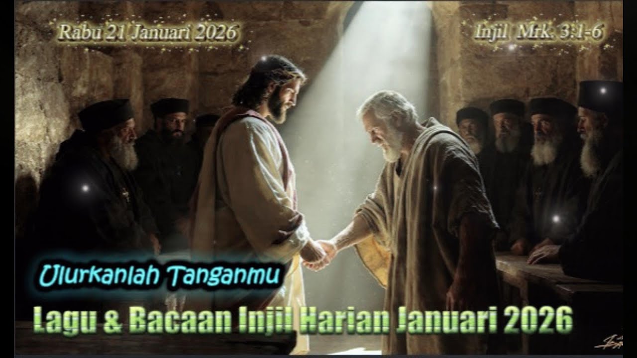 Lagu & Bacaan Injil Harian Katolik I Rabu  21.01.2026 I✝️Mrk. 3:1-6✝️I Ulurkanlah Tanganmu