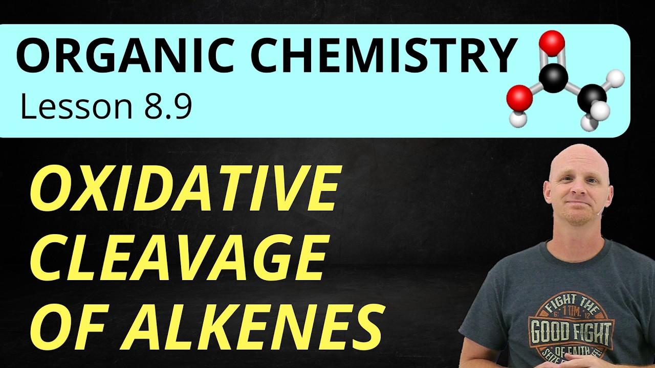 8.9 Ozonolysis of Alkenes, Oxidation of Alkenes with KMnO4 | Oxidative Cleavage | Organic Chemistry