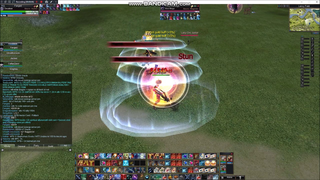 Rappelz Reviac Boss Hunting Event War (Outnumbered)