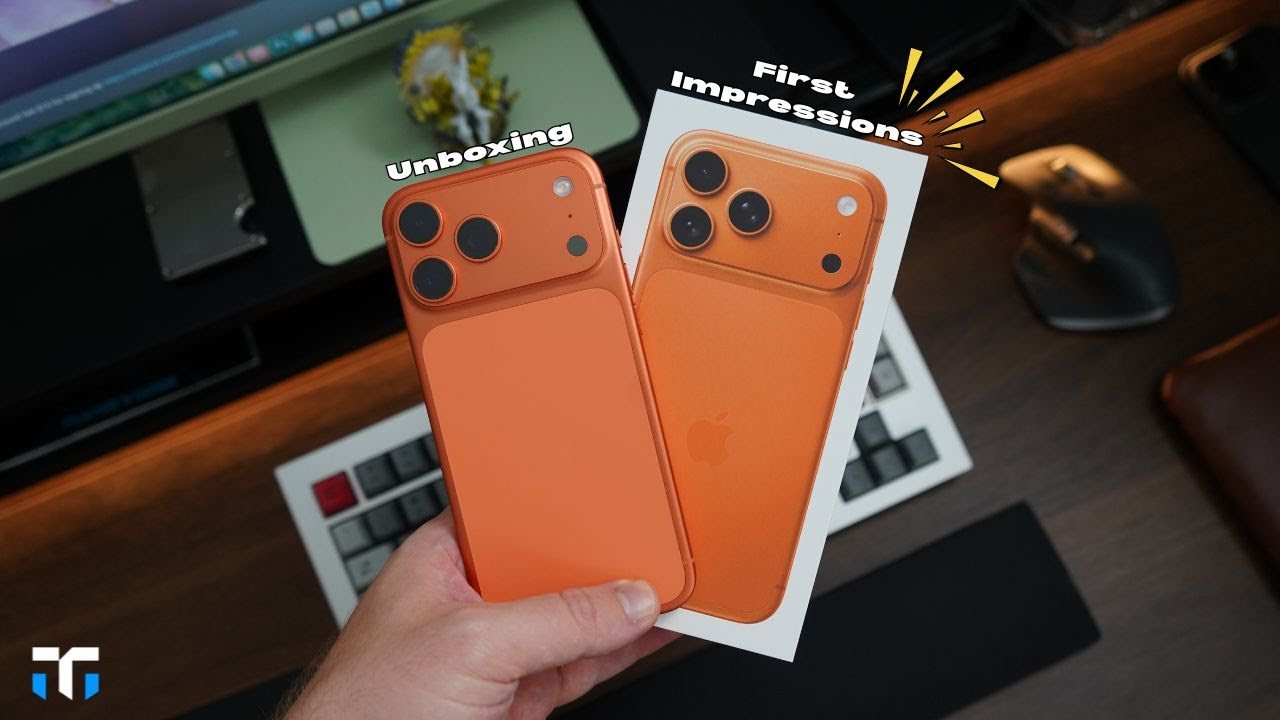 Распаковка iPhone 17 Pro Max Cosmic Orange и первые впечатления!