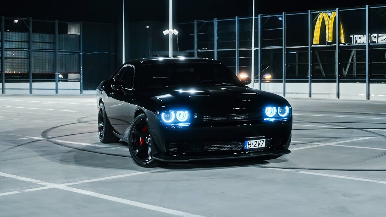 🔥 Dodge Challenger Hellcat Redeye 🎥 Cinematic Night Drive [4K]