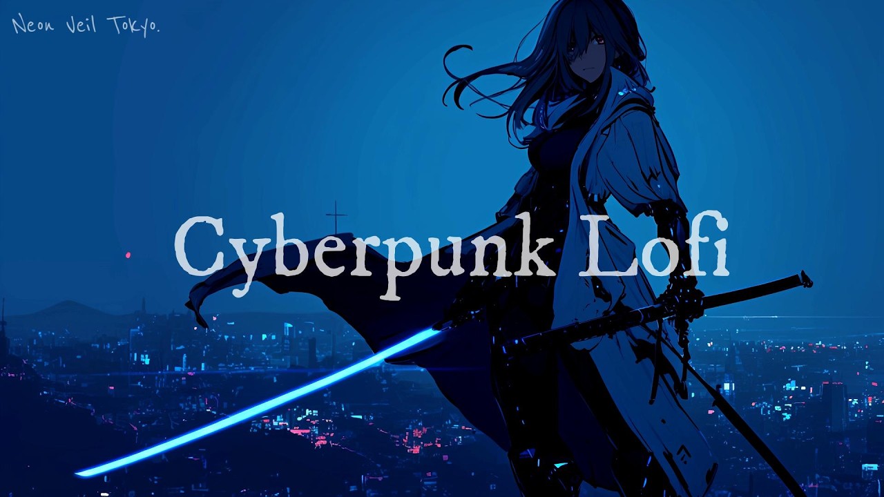 Frozen Neon Blade | Cyberpunk Lofi for Deep Focus & Night Work | synthwave, retrowave, Chillwave