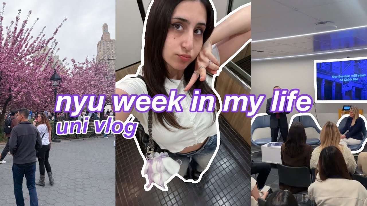uni vlog📓💿: NYU week in my life
