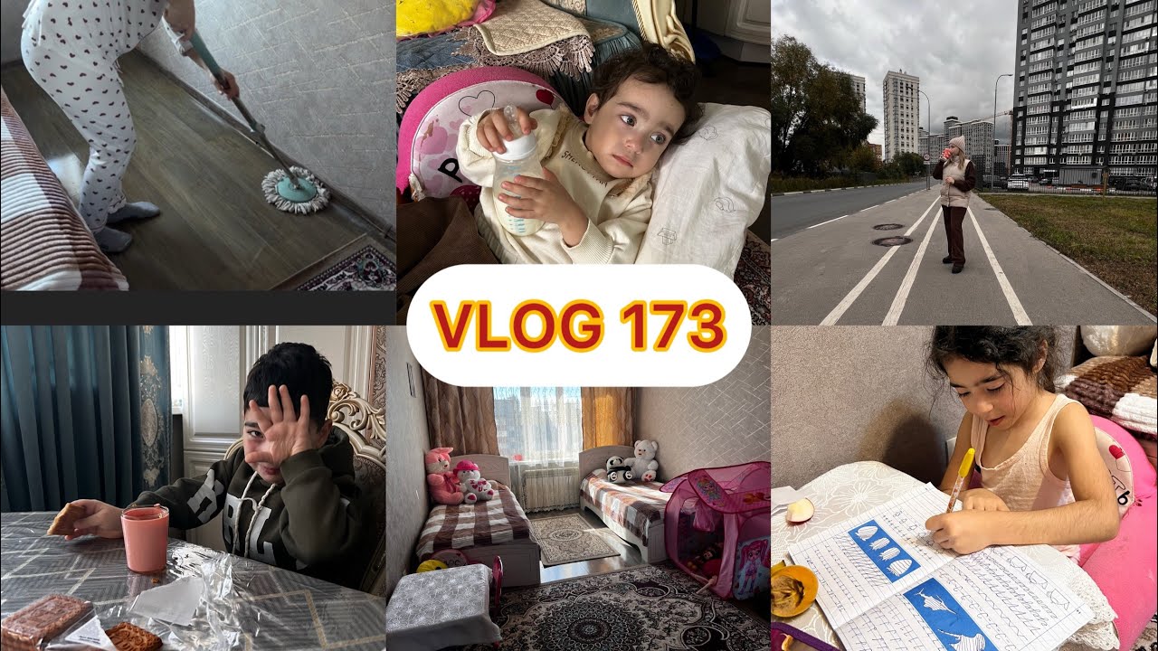 BİR GUNUMUZ NECƏ KEÇİR / EV İŞLERİM / TEMİZLİK / ÇOÇUK ODASİ TEMİZLİYİ 
