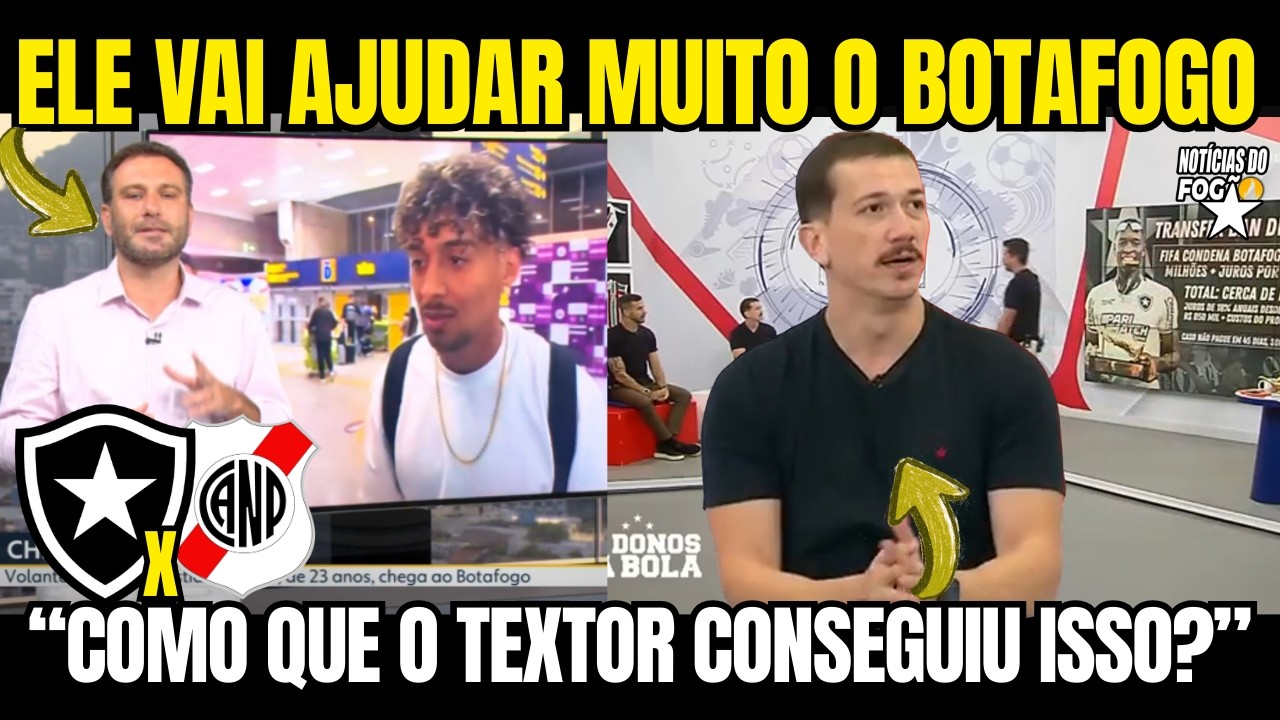 CONTRATAÇÃO DE MEDINA CHOCA JORNALISTAS DA BAND E LOFFREDO EXALTA O ÓTIMO REFORÇO DO FOGÃO!