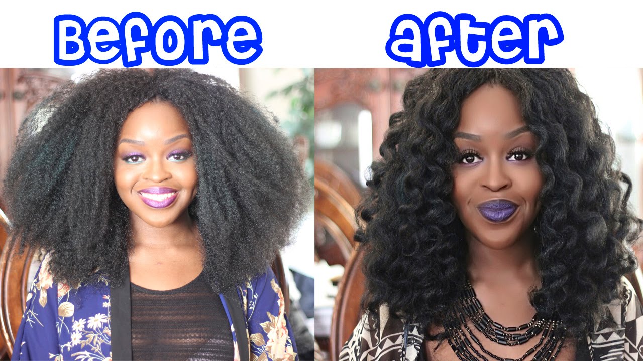 How to Curl Crochet Braids | Marley Hair | Janet Collection Noir