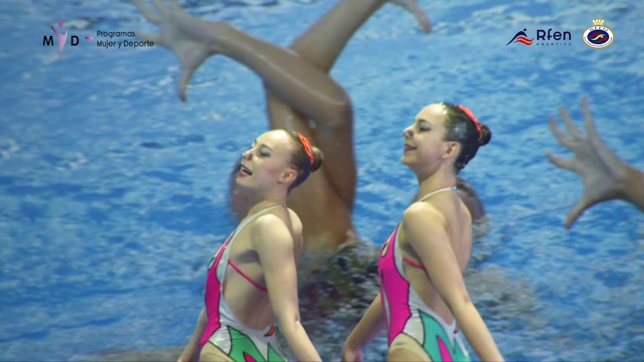 FINAL DUO técnico y duo mixto - ARTISTIC SWIMING WORLD SERIES MADRID