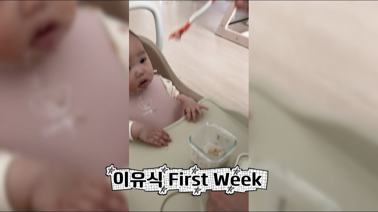 이유식 첫주 반응(🥕🥬🍎)결국 핸드블렌더구입 