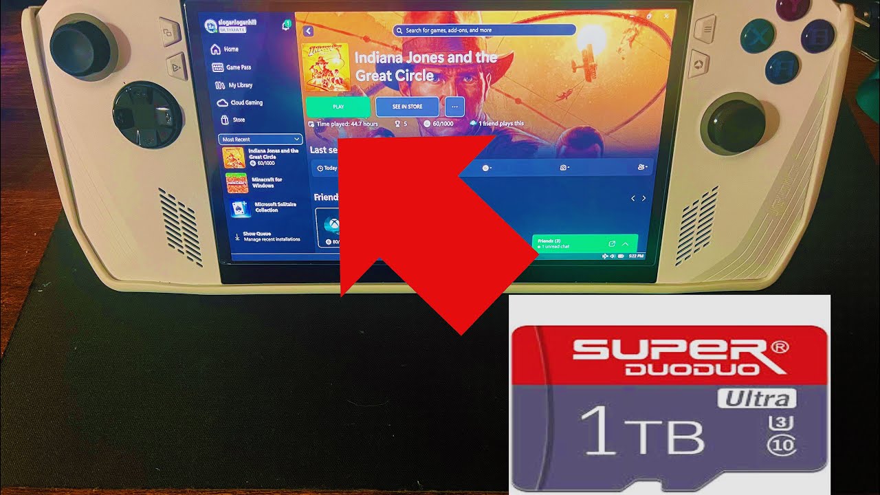 How to use a Micro SD with an Asus ROG Ally