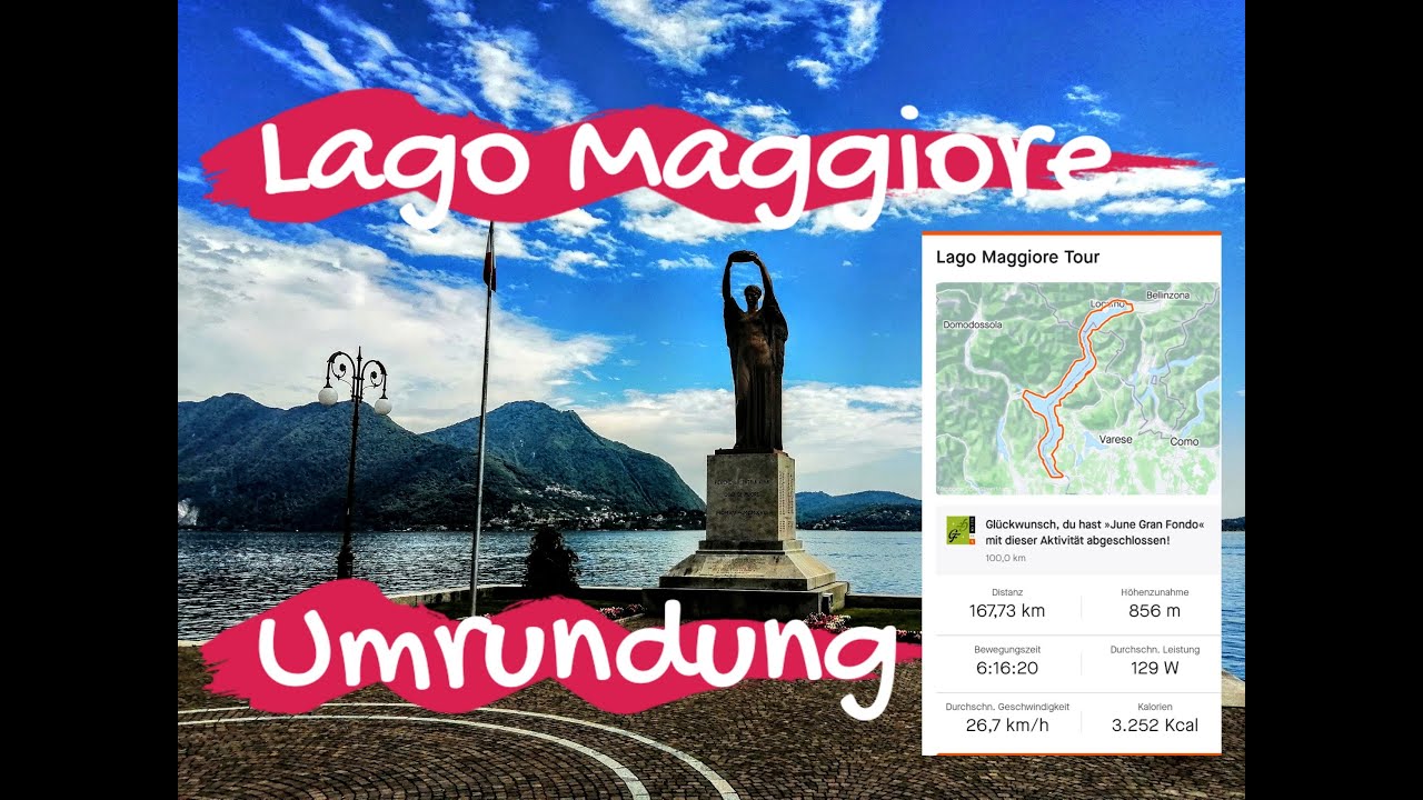 Lago Maggiore Umrundung mit dem Rennrad