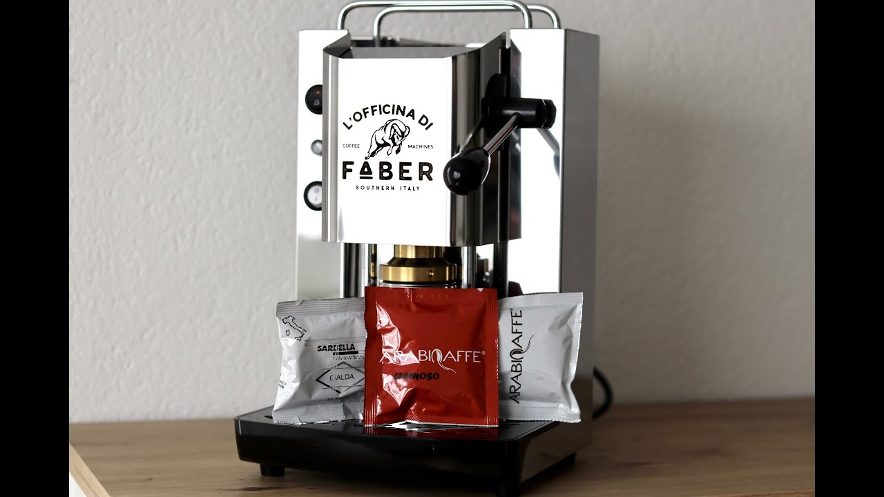 Faber Delux Pad Maschine Präsentation. La piccola, Flaytek, Frog,Spinel,La cimbali.