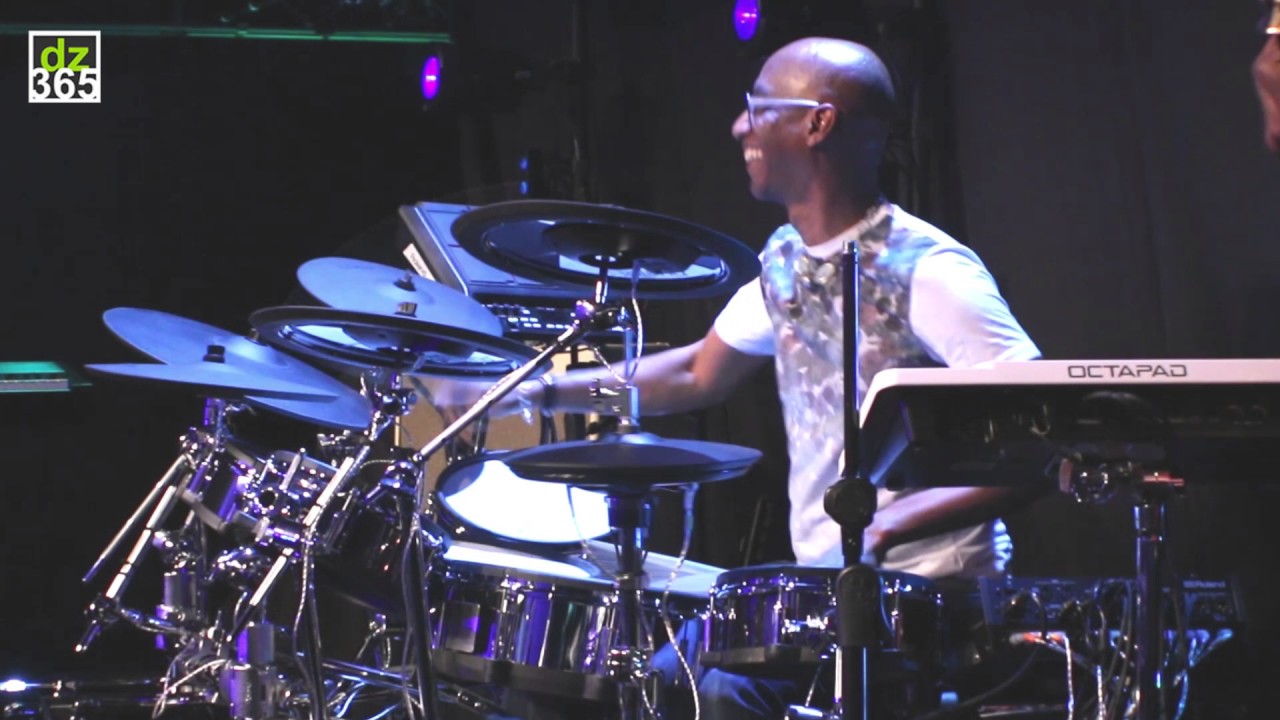Omar Hakim - Roland TD-50K V-Drums demo Live at NAMM 2017