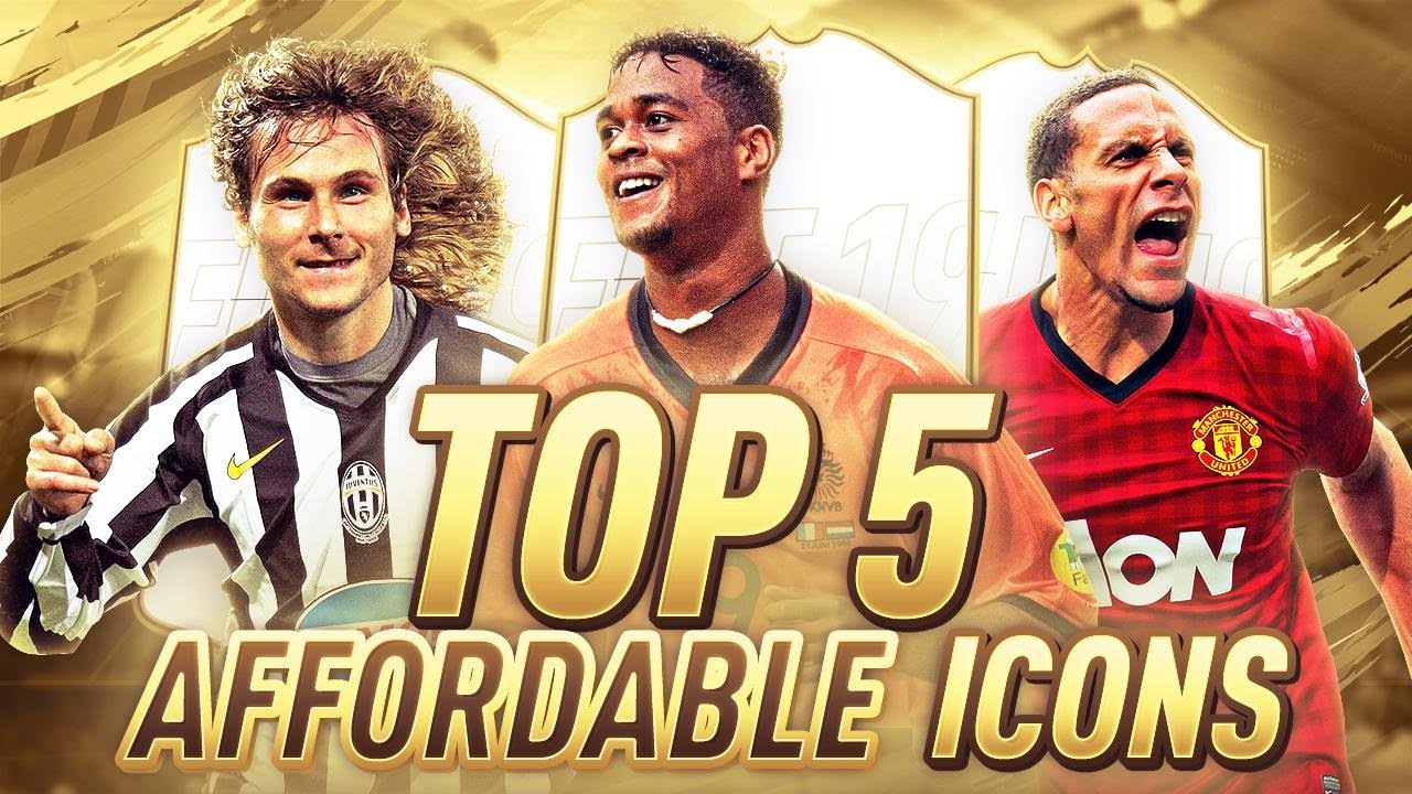 TOP 5 BEST AFFORDABLE ICONS IN FIFA 19 ULTIMATE TEAM