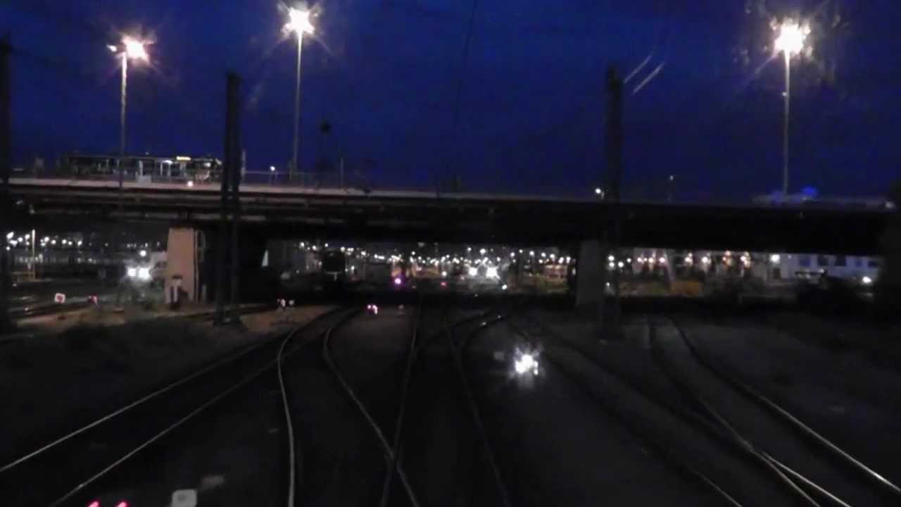 N&auml;chtliche Rangierfahrt in M&uuml;nchen Hbf.