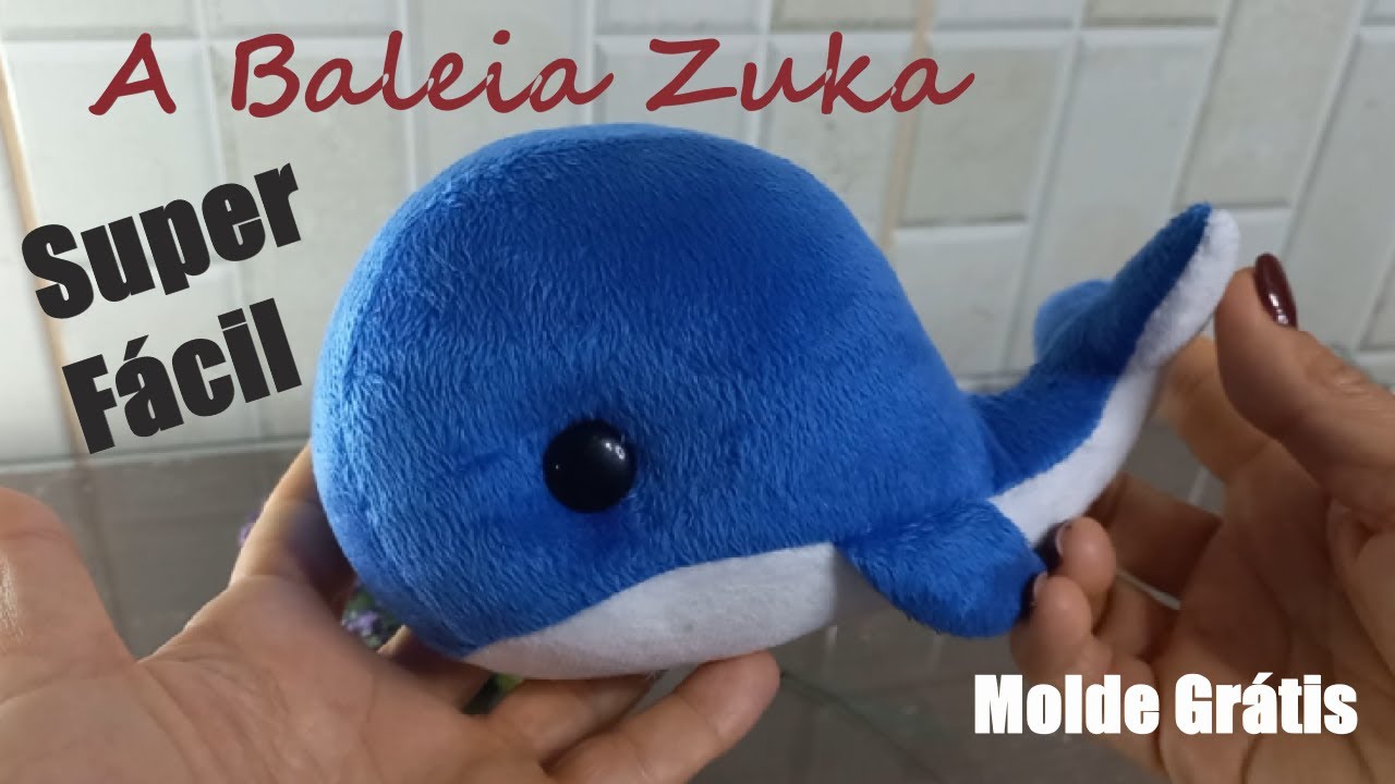 A Baleia Zuka - Moldes Gratuitos