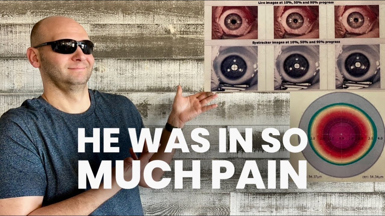 WHAT TO EXPECT WITH PRK EYE SURGERY | HIS RECOVERY WAS VERY PAINFUL
