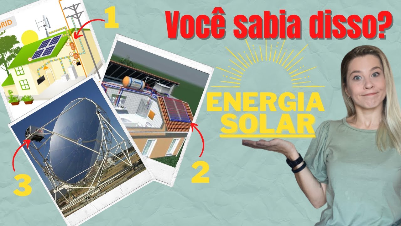 ENERGIA SOLAR : 3 MANEIRAS PARA APROVEITAR E ECONOMIZAR