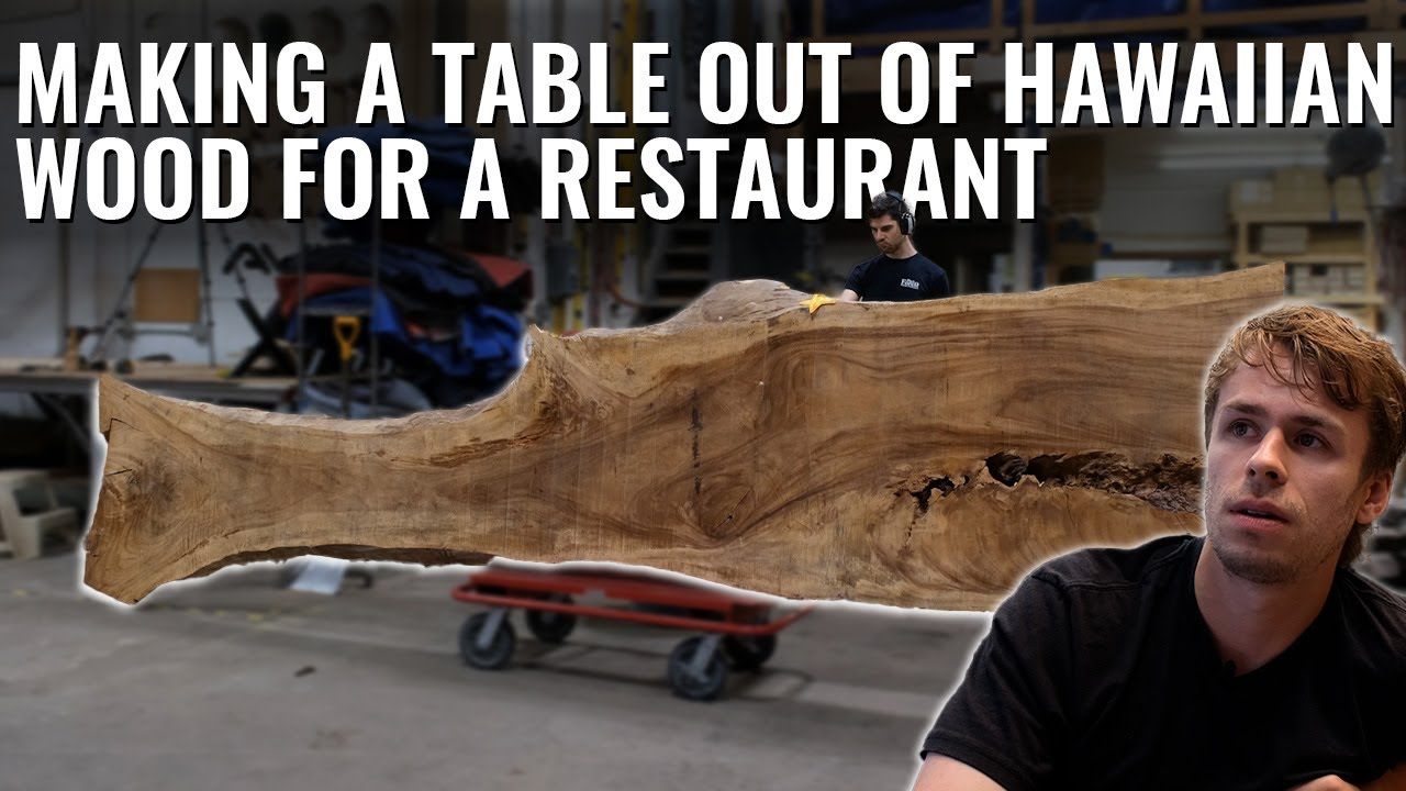 Building A Table With Premium Hawaiian Wood