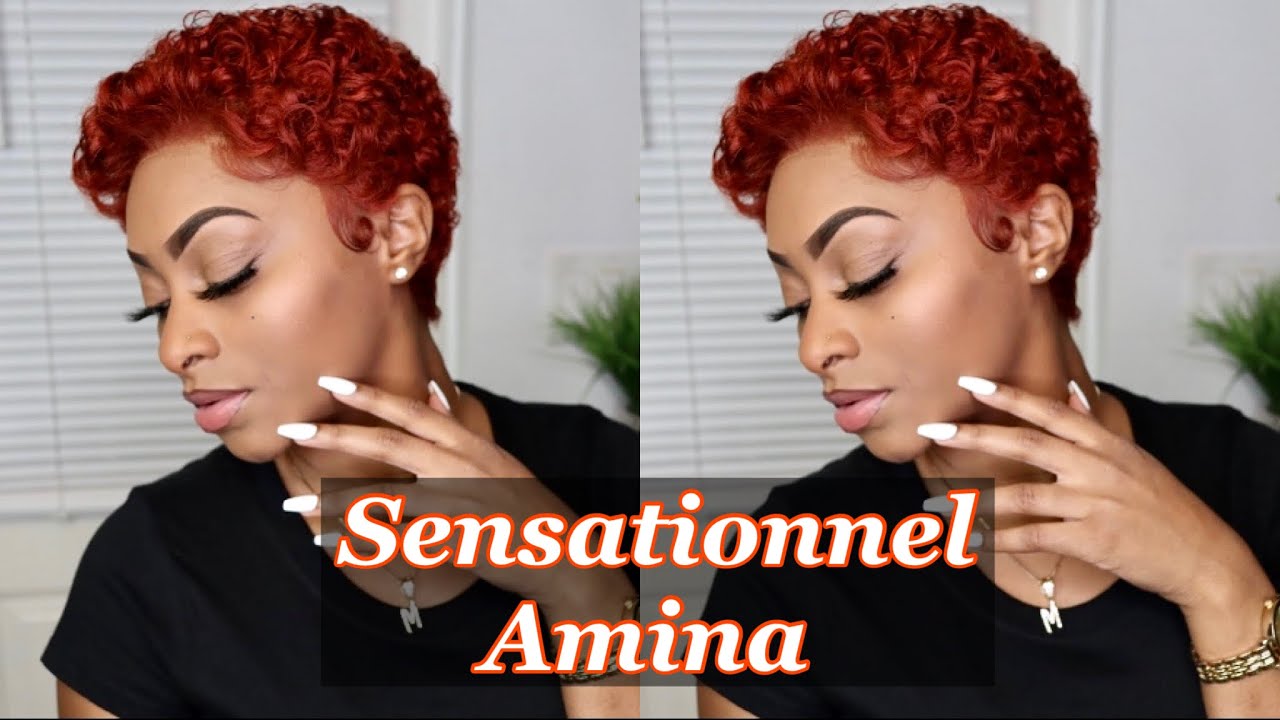MUST HAVE PIXIECUT! 😍 Sensationnel Shear Muse Lace Wig - Amina| Collab w/ @Beautiebymark