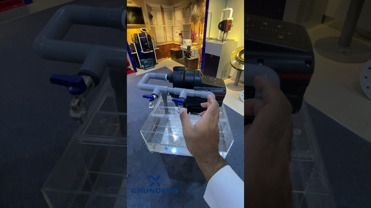 وش تصير شركة Grundfos وهنا اعلان لاحد منتجاتها الذكية " مضخة سكالا ٢ " الرابط في الوصف..