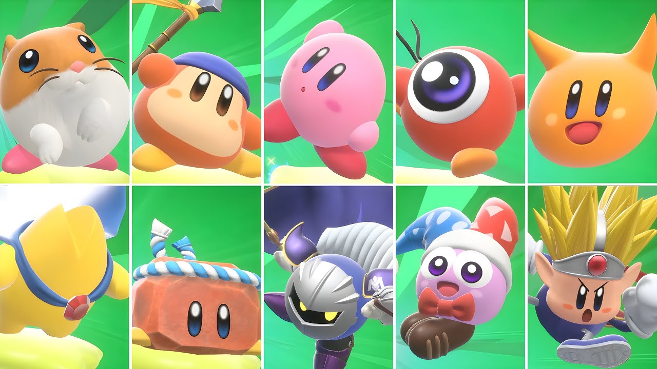 Kirby Air Riders - All Victory Animations