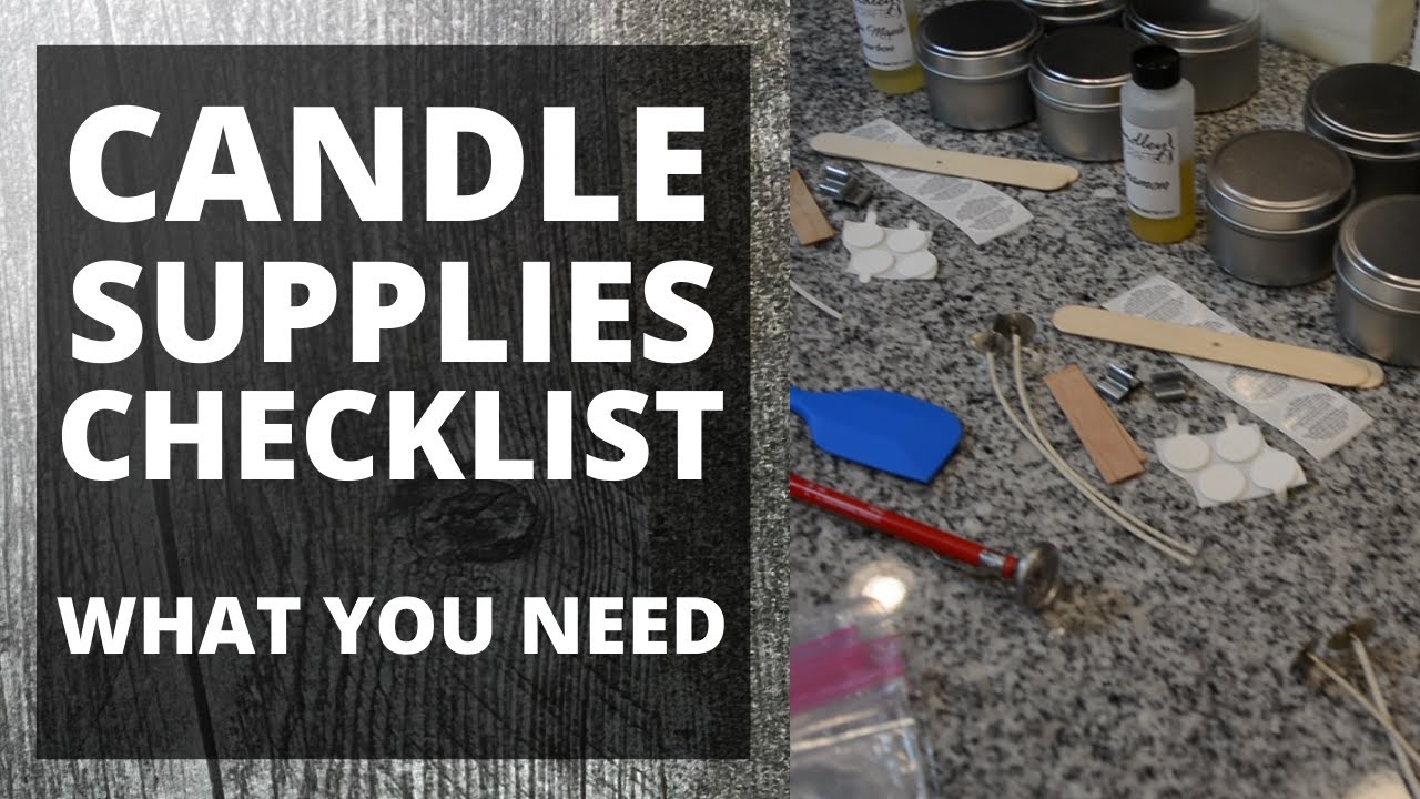 What supplies do I need to make candles?