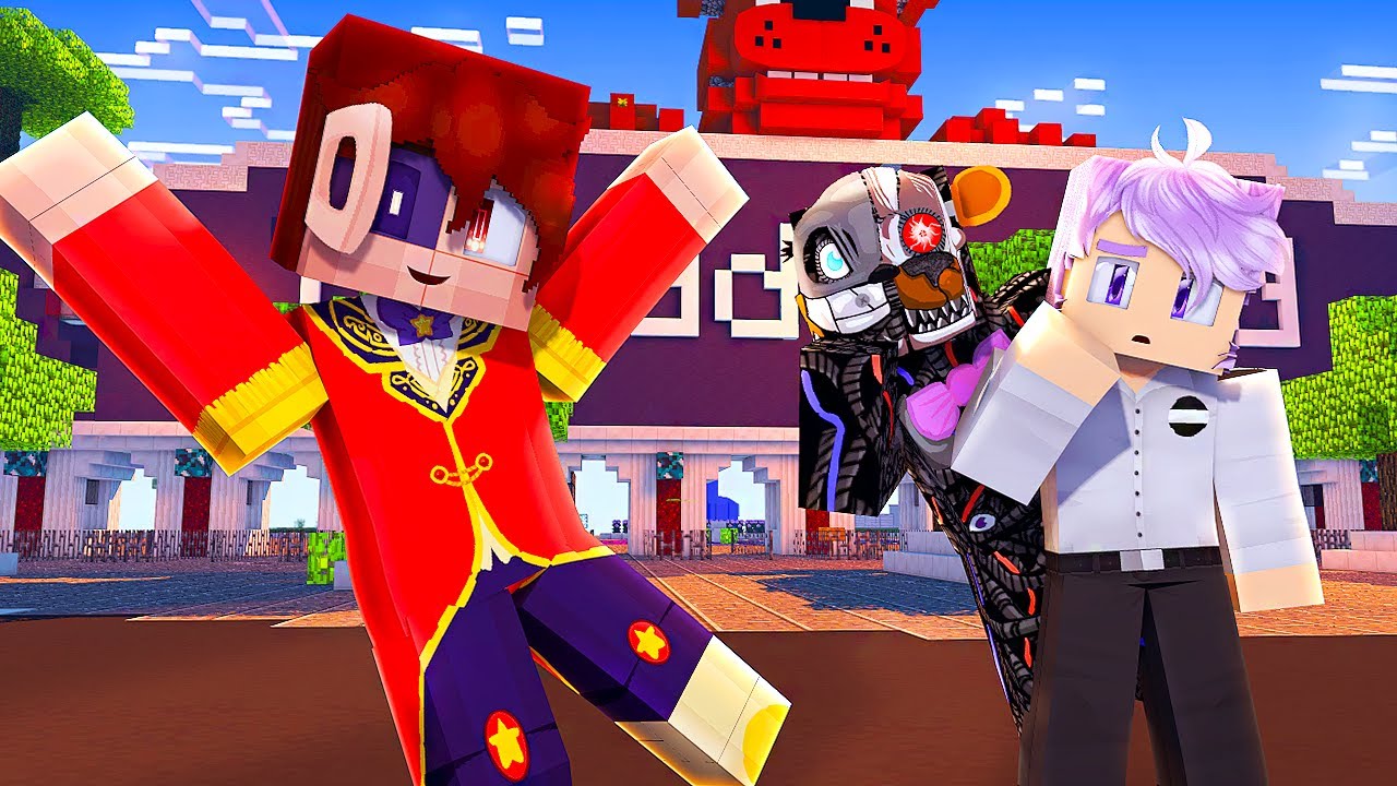 WELCOME TO FREDDY LAND! (Minecraft FNAF Security Breach Roleplay)