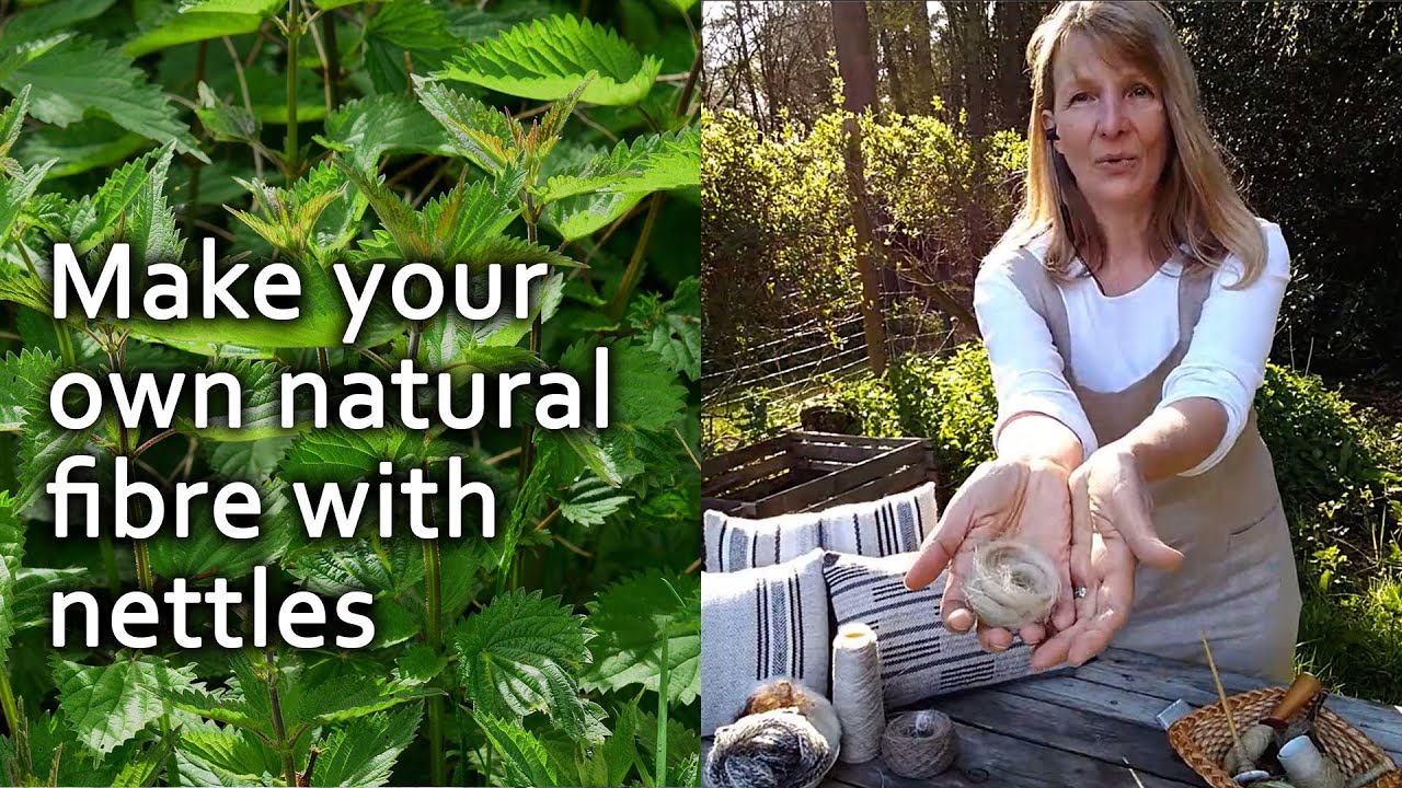 Foraging Natural Fibres | harvest & process nettles for crafts, jewellery making, garden string