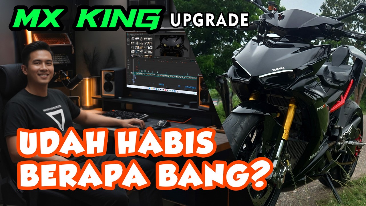 Modifikasi MX King Jadi Ducati Panigale V4 Look 🔥 Part List + Total Biaya