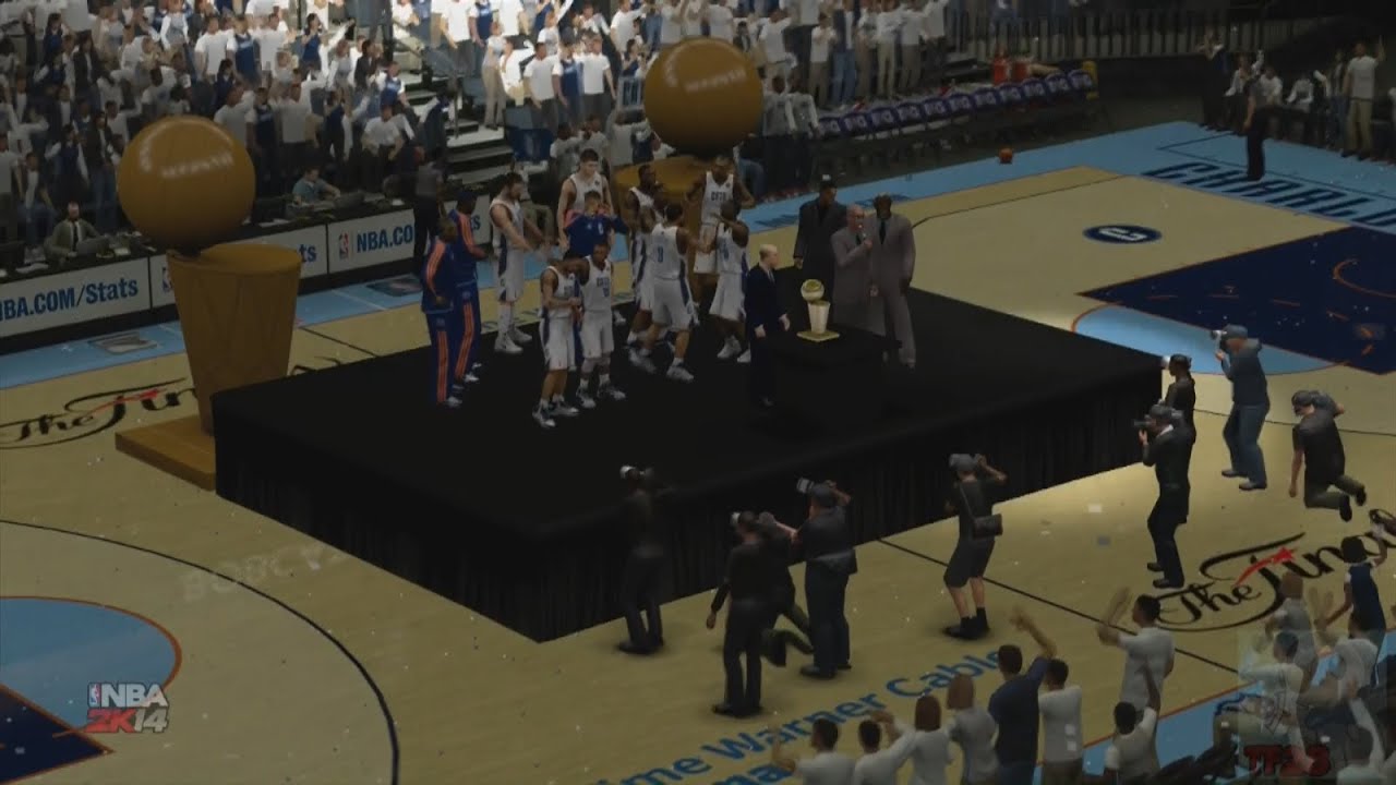 NBA 2K14 - Charlotte Bobcats NBA Finals Introduction & Championship Celebration