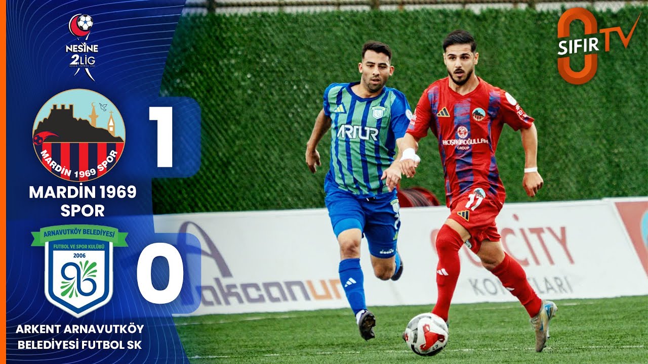 Mardin 1969 Spor 1-0 Arkent Arnavutköy  Belediyesi Futbol SK | Maç Özeti