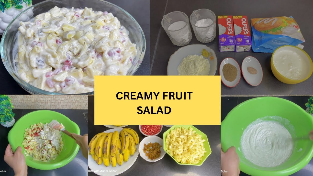 How to make Creamy Fruit Salad #salad