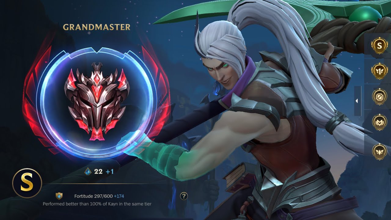 HARD CARRY GRANDMASTER KAYN GAMEPLAY - Wild Rift