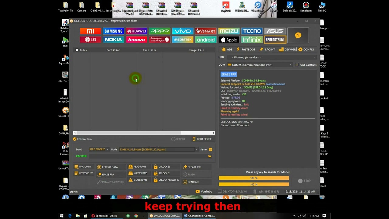 Stylo Brave FRP done with Unlock tool no model