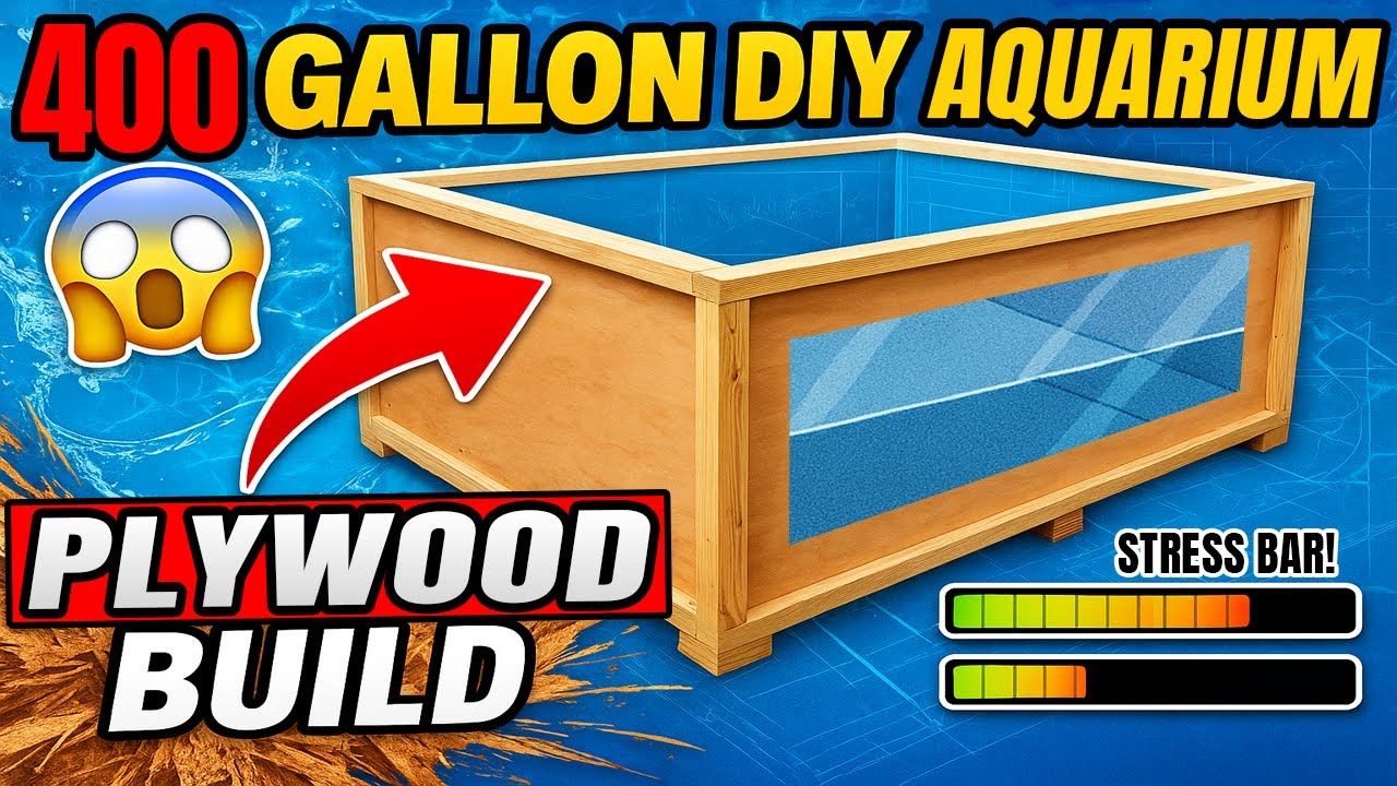 The CRAZIEST DIY Tank I’ve Ever Built: 400 Gallons!