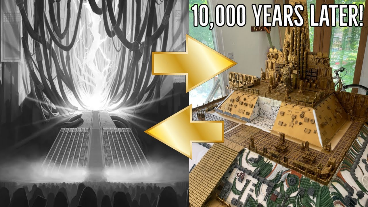 Constructing the Emperor of Mankind from Warhammer 40k