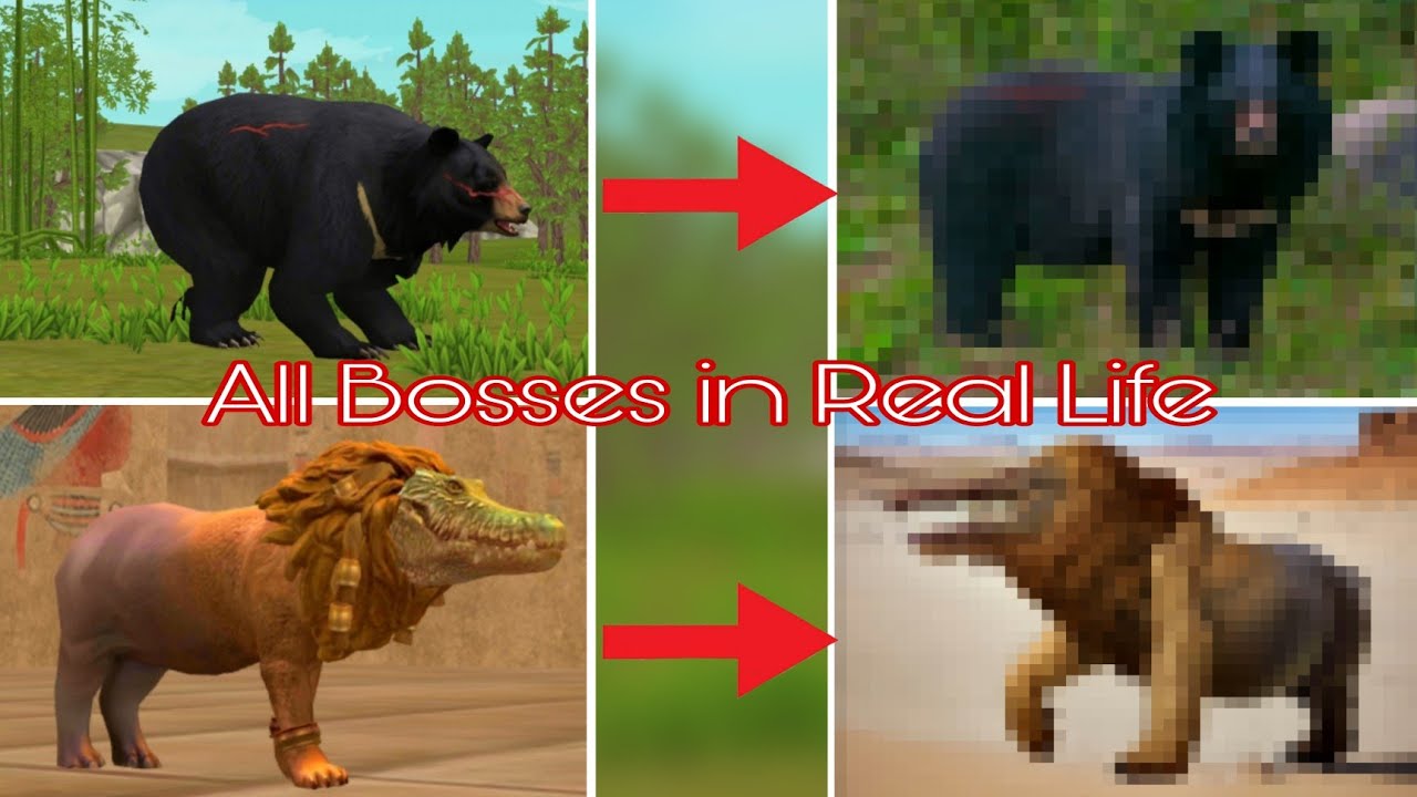 WildCraft: All Bosses in Real Life