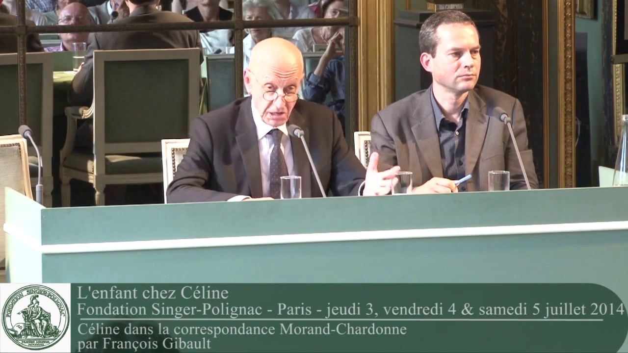 L.-F. CÉLINE dans la correspondance MORAND-CHARDONNE par François GIBAULT (2014)