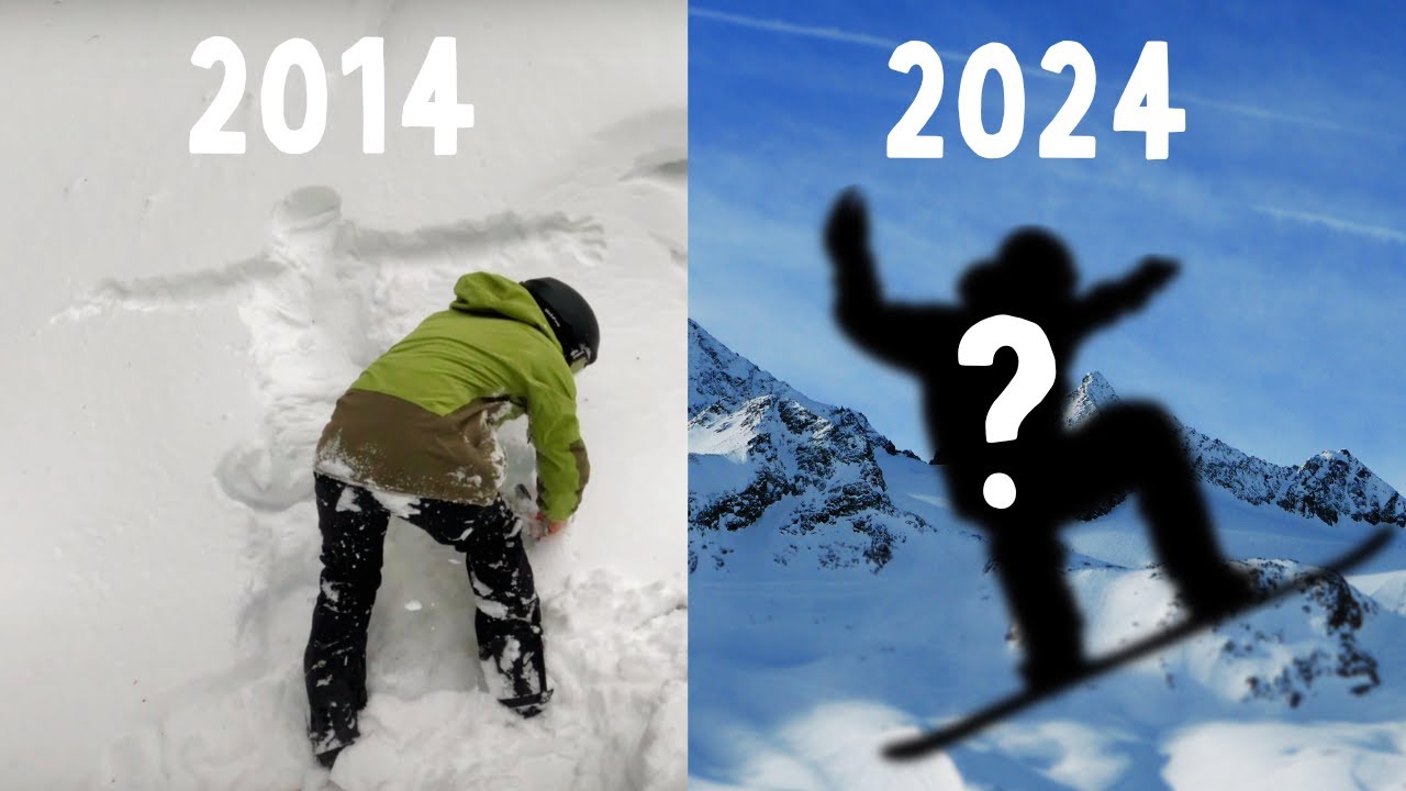 My 10 YEAR snowboard progress | snowboarding progression
