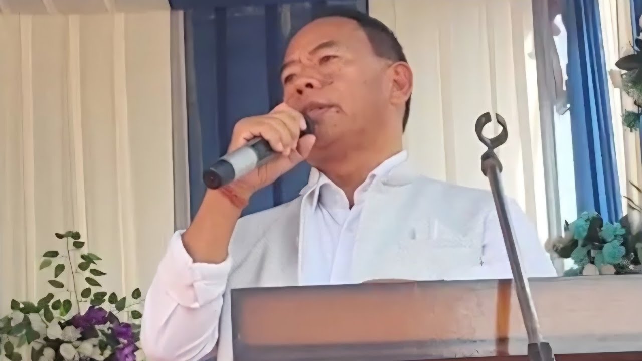 Kardo Nyigyor Dy.Speaker at Thanks giving programe of Sri Pagmo Koyu ZPC Lower Siang Dist.